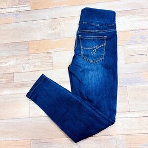 JORDACHE Blue skinny pull on jeggings